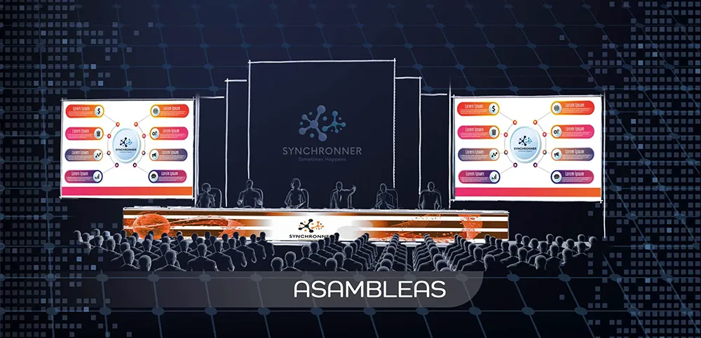 pantallas led para asambleas